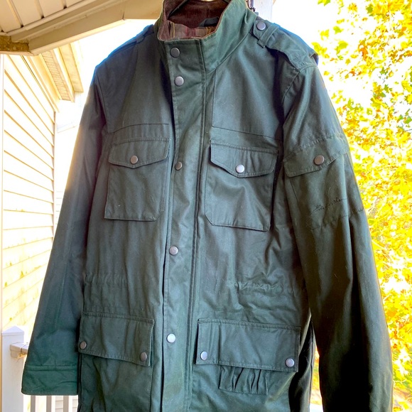 Men’s Duster Jacket - Eddie Bauer Green - Picture 1 of 5